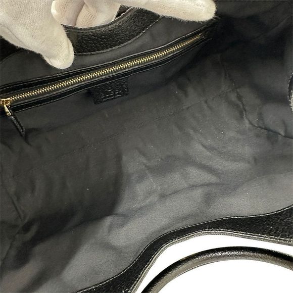 Gucci Bag Women's Brand New Jackie Handbag GG Canvas Black 124407 Handbag - Picture 10 of 12